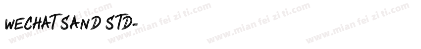 wechat sand std字体转换